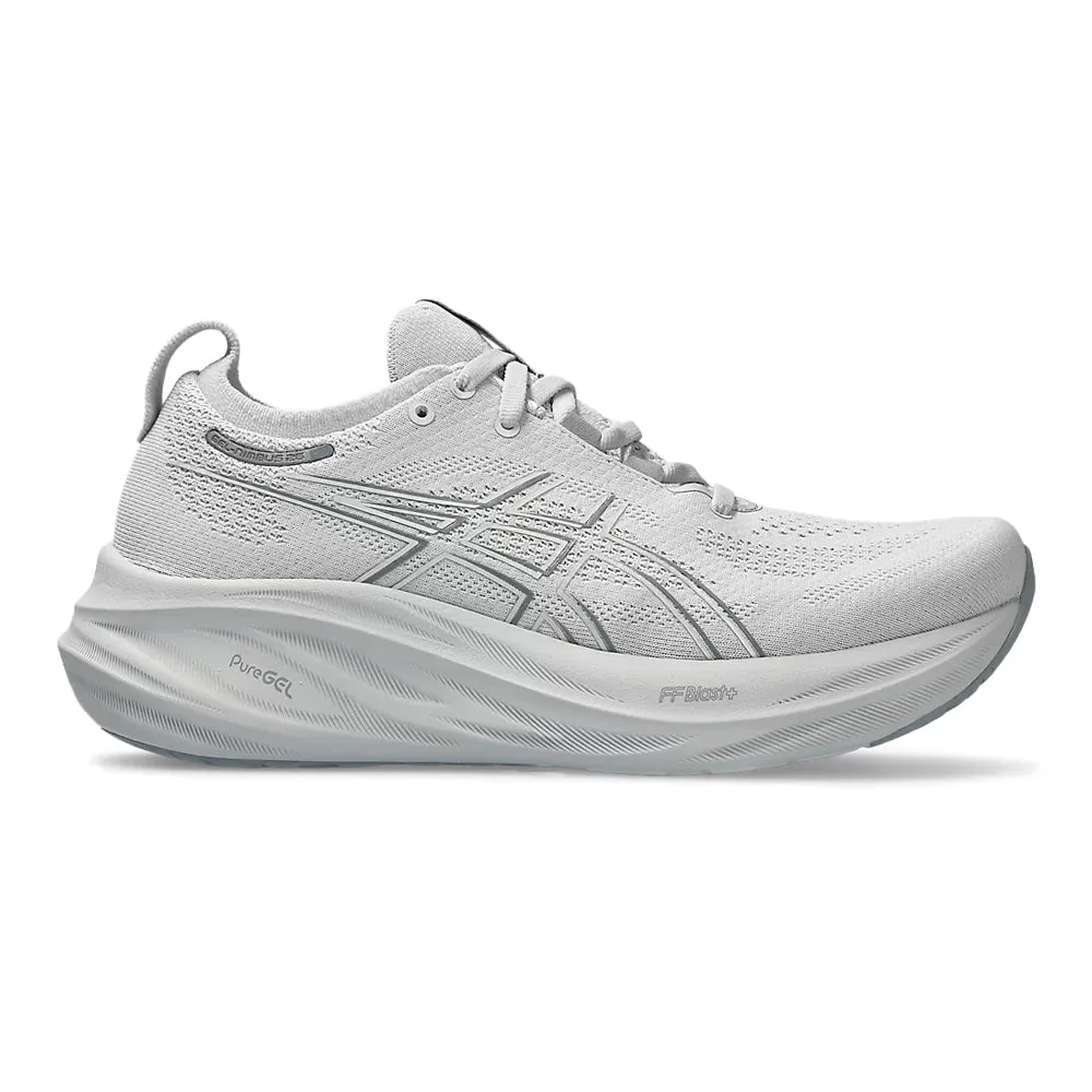 Women's Asics GEL-Nimbus 26, Concrete/Pure Silver, 8 B Medium