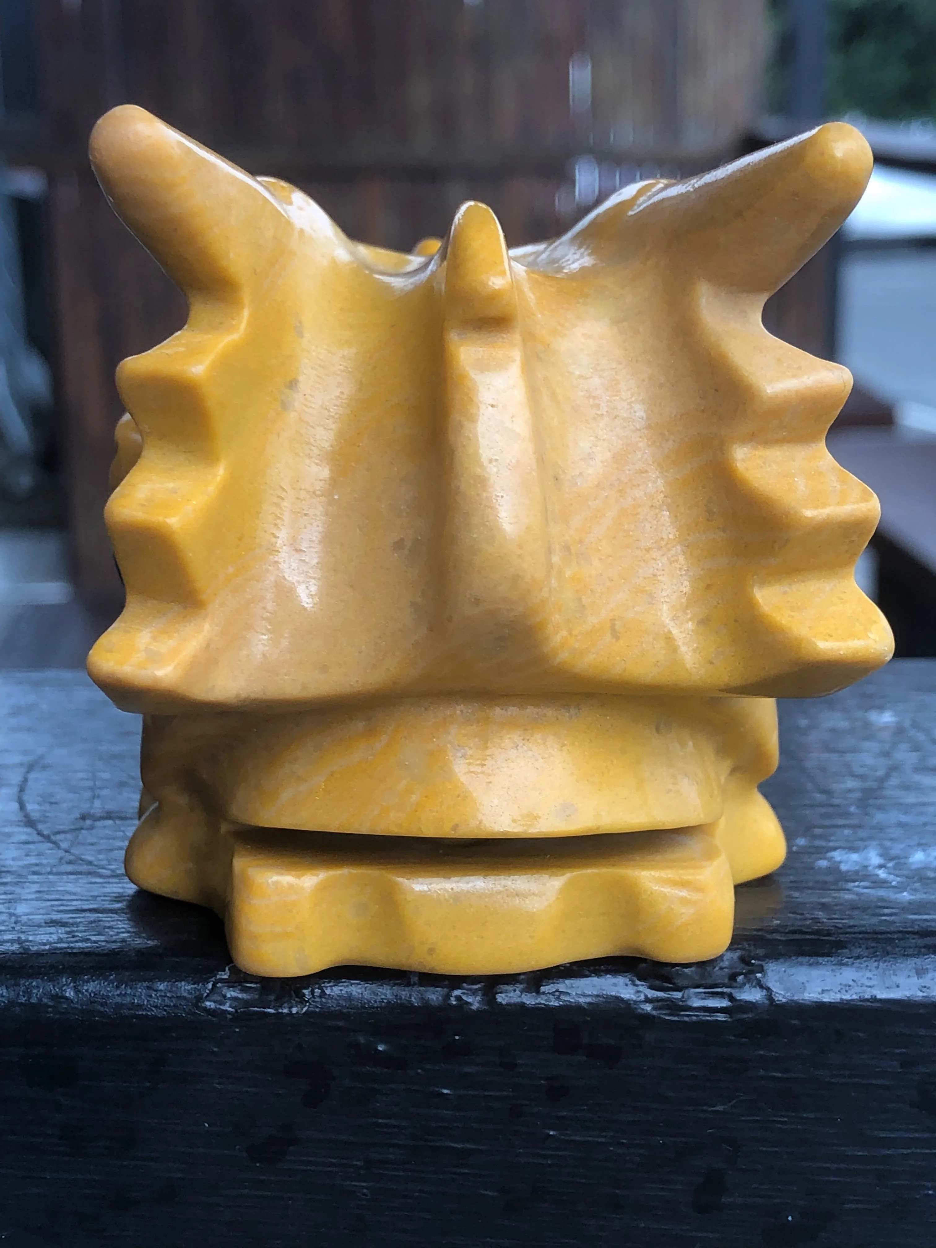 Yellow Jasper Dragon with Labradorite Eyes [1k1432]