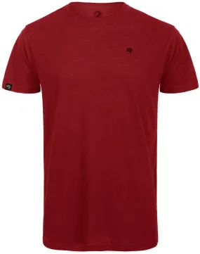 ― % ― Auslaufartikel ― BAC TM046 ― Herren Bio-Baumwolle Flammgarn T-Shirt - Rot [2XL]